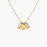 Willow Tag Initial Necklace